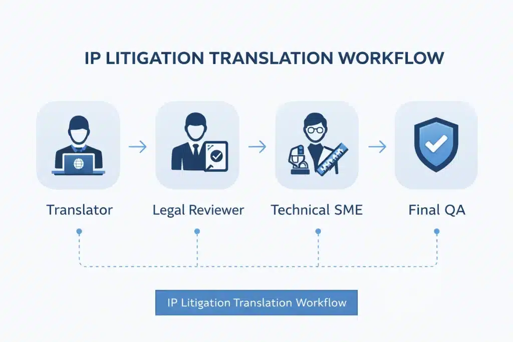 Litigation translation workflow: how do we maintain accuracy, neutrality, and legal defensibility?