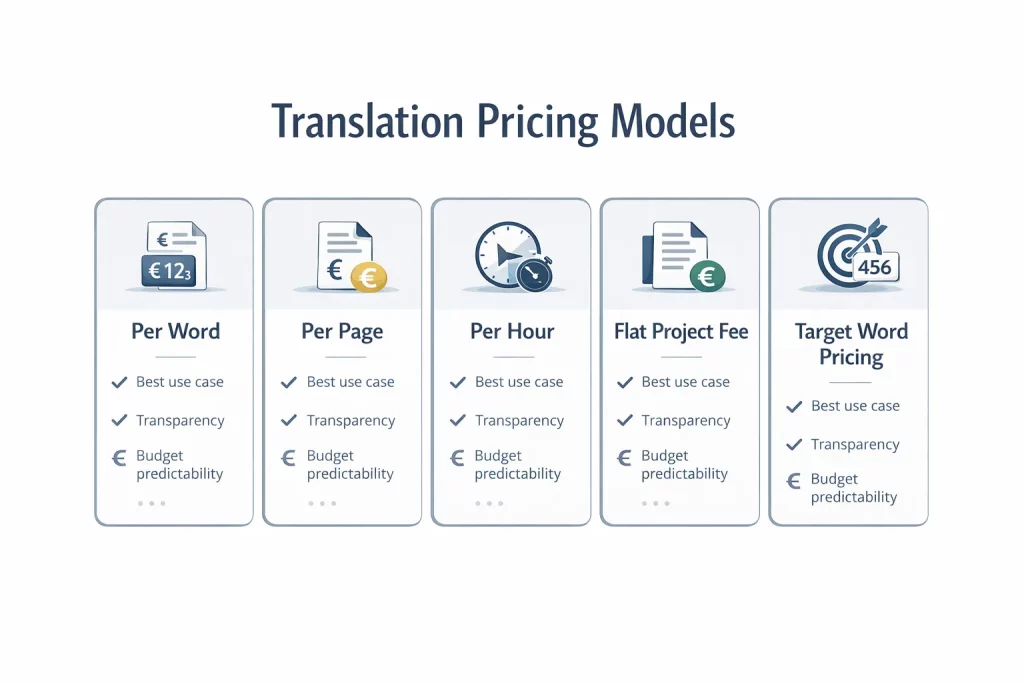 Translation Pricing Models
